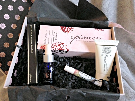 Inside of a GlossyBox
