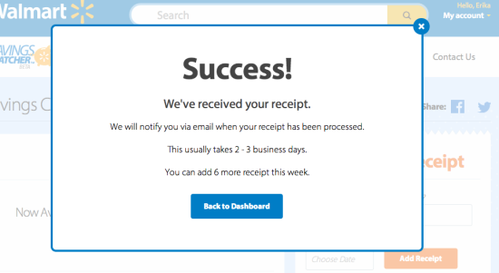Walmart Savings Catcher
