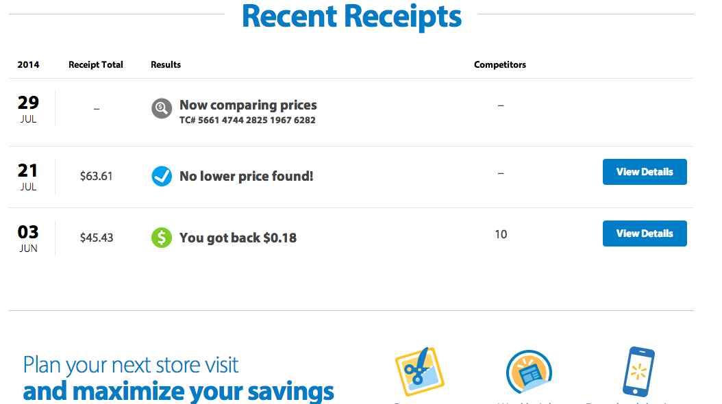Walmart Savings Catcher