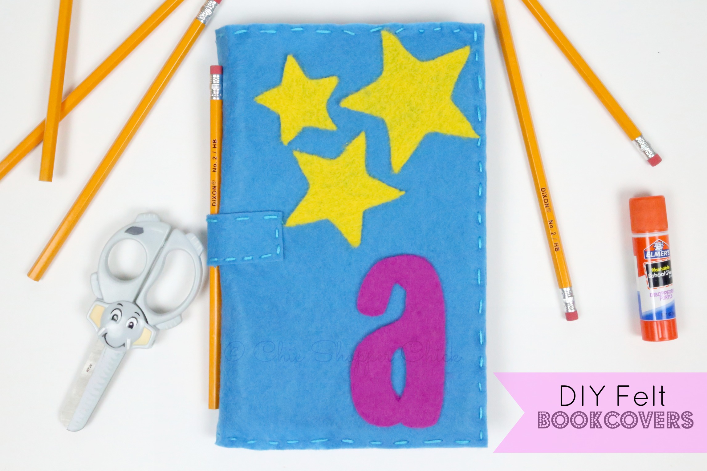 DIY Felt Book Covers
