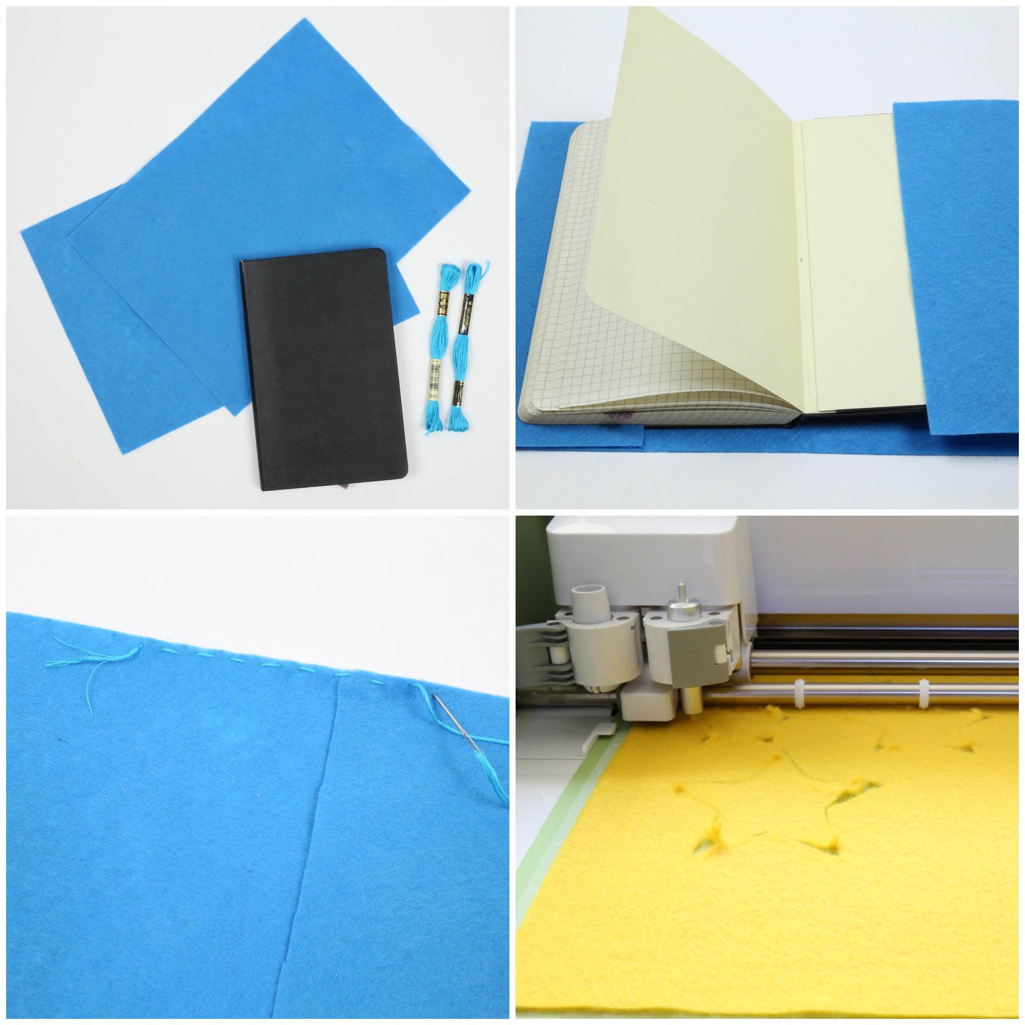 Felt DIY Book Cover Tutorial